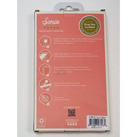SONIX Case for iPhone 14 Pro Max MagSafe Compatible Illusion Pink Stars NIB NEW - Picture 3 of 3
